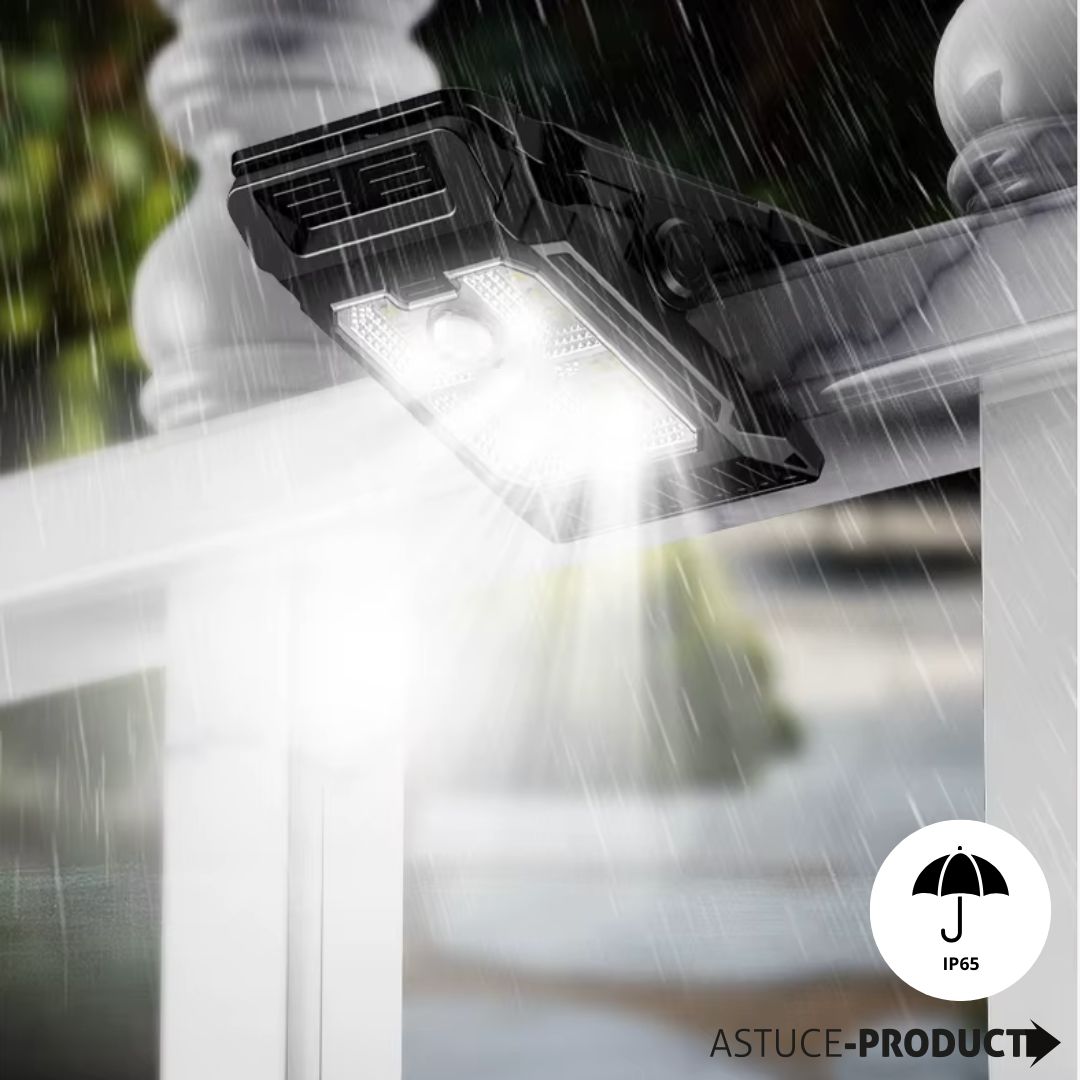 LUMI™ lampe solaire à pince - détecteur de mouvements