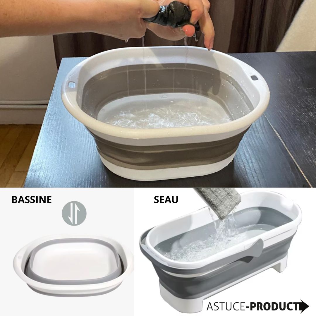 SEAU MAGIC™ - Bassine ou seau pliable