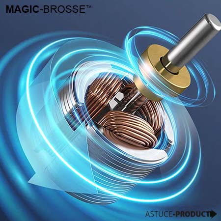 MAGIC-BROSSE™ électrique rechargeable