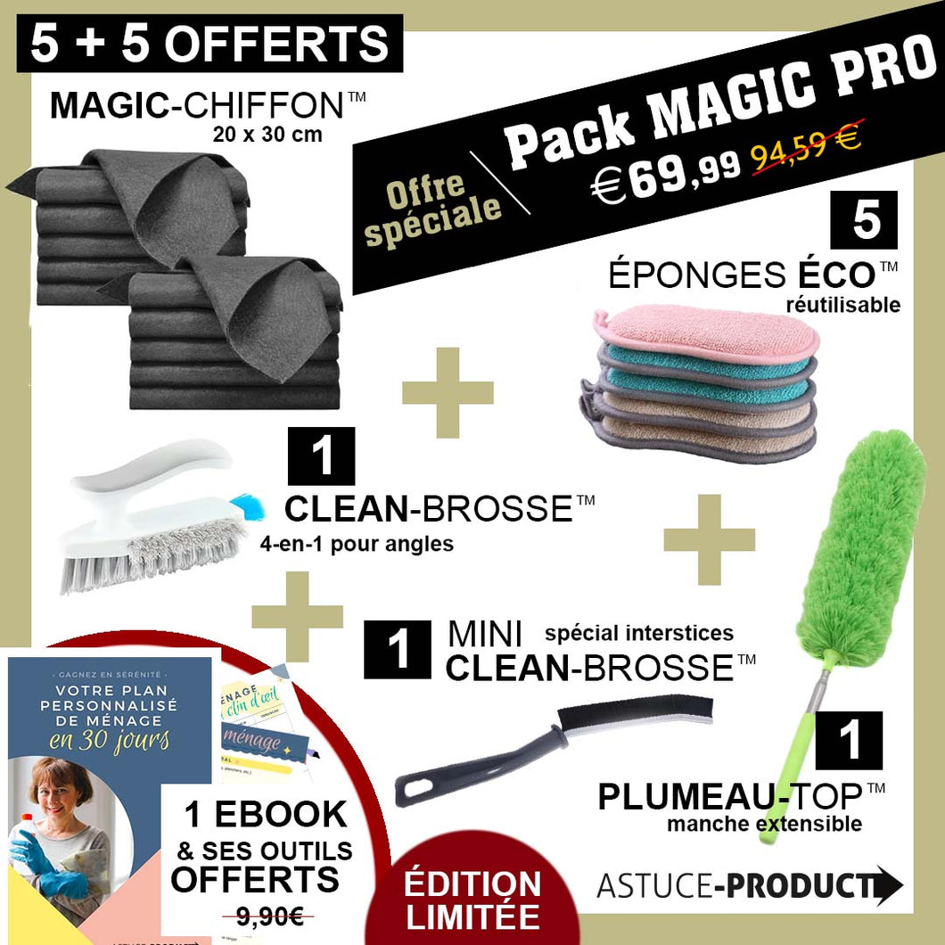 Pack MAGIC PRO Kit de nettoyage complet