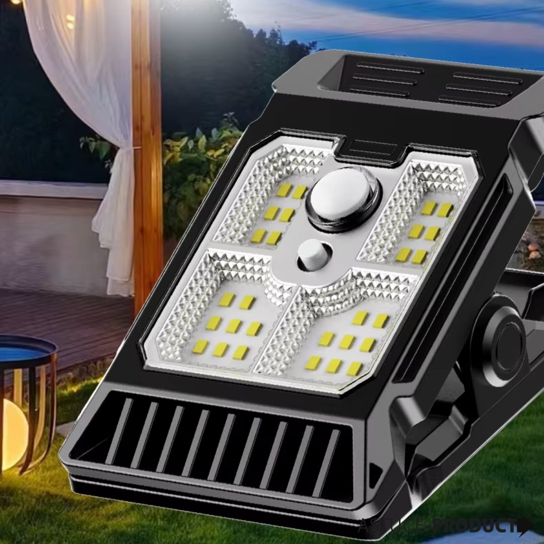 LUMI™ lampe solaire à pince - détecteur de mouvements