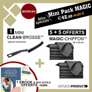 Mini Pack MAGIC / Chiffons + Mini Brosse