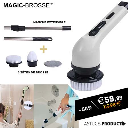 MAGIC-BROSSE™ électrique rechargeable