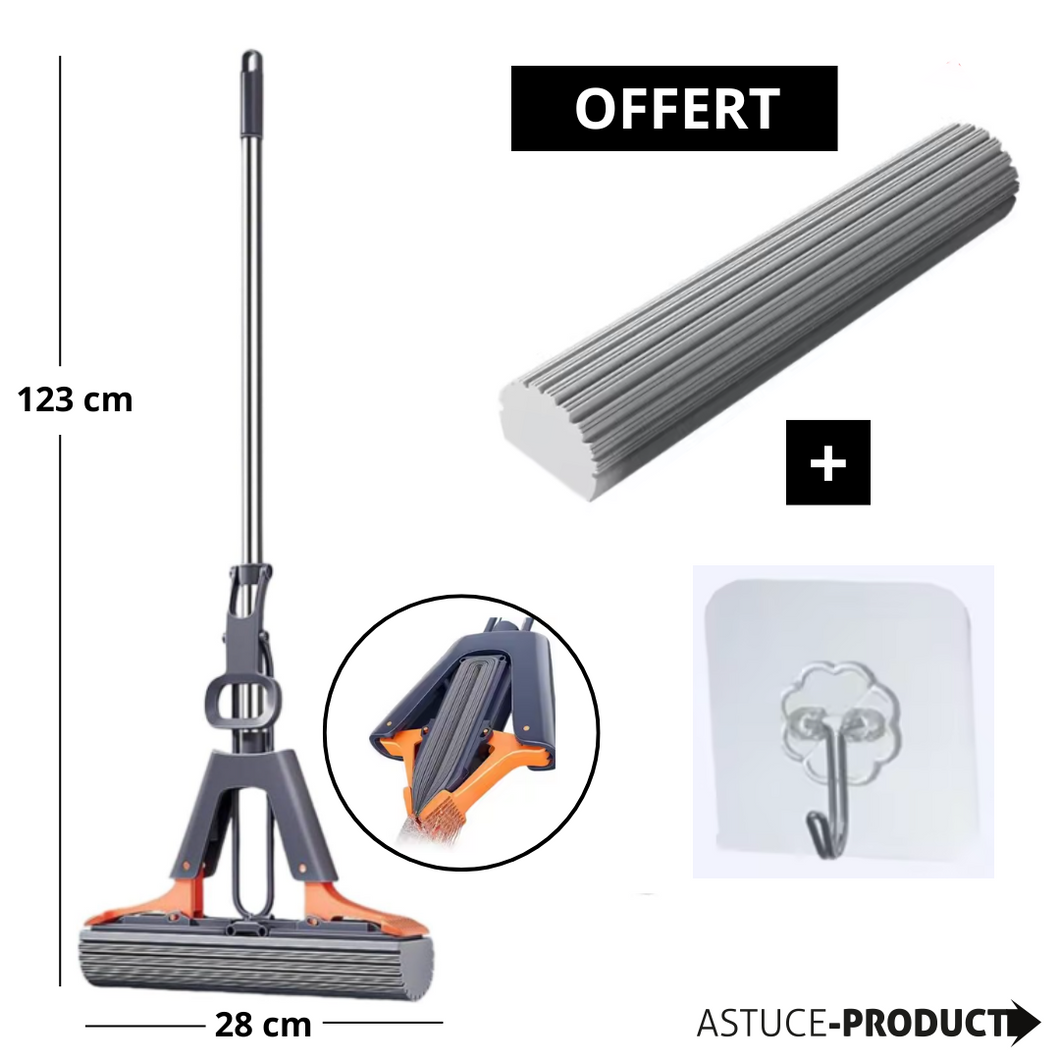 PRO-CLEAN™ - Balai serpillère auto-essorant