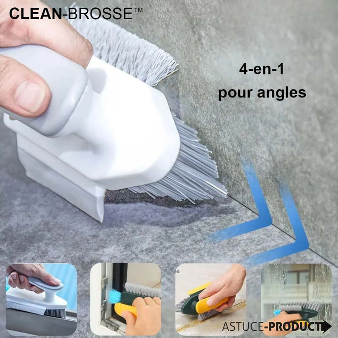 CLEAN-BROSSE™ 4-en-1 pour angles