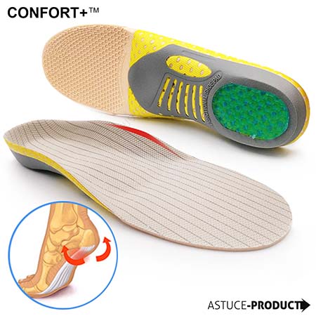 Semelles orthopédiques CONFORT+™