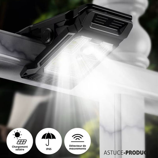 LUMI™ lampe solaire à pince - détecteur de mouvements